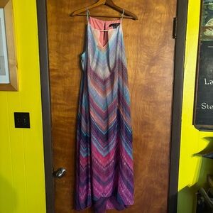 Madison Leigh Crepe Hankie Hem Dress Sz 14